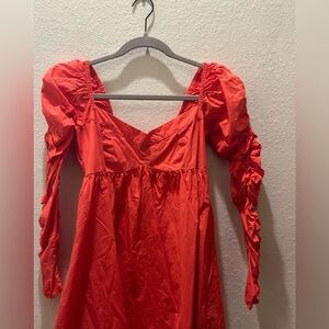 Free People mini flowy dress